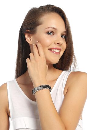 دستبند جواهر رنگی زنانه سنگ طبیعی ROUGE - کد 876294889