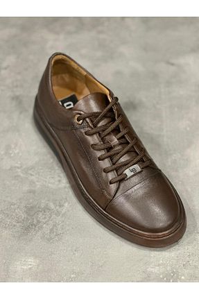 بوت / نیم بوت قهوه ای مردانه چرم خالص LUCIANO BELLINI - کد 876315062
