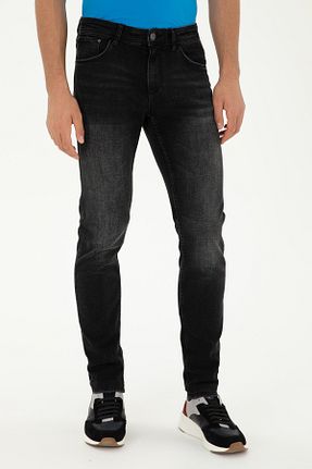 شلوار جین مشکی مردانه پاچه تنگ U.S. Polo Assn. - کد 876369899