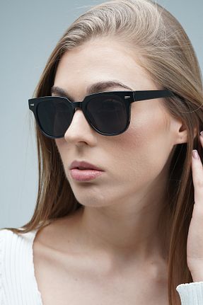 عینک آفتابی مشکی زنانه UV400 LOOKUP NEW - کد 876363023