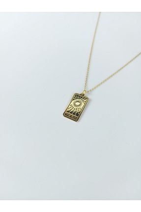 گردنبند نقره طلائی زنانه 925 عیار Ricco Jewellery - کد 803174627