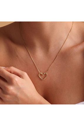 گردنبند استیل ( فولاد ) زرد زنانه استیل (فولاد) The Simu - کد 876462724