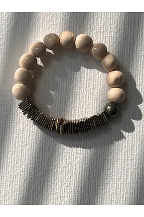 دستبند جواهر رنگی زنانه سنگ طبیعی L´Atelier des Perles - کد 876451439