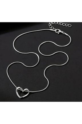 گردنبند استیل ( فولاد ) طوسی زنانه استیل (فولاد) Genel Markalar - کد 876467160