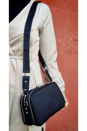 کیف دوشی مشکی زنانه چرم مصنوعی Just Polo - کد 780703675