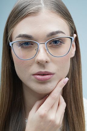 عینک محافظ نور آبی آبی زنانه شیشه LOOKUP - کد 876502216