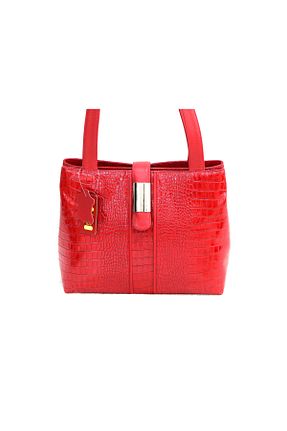 کیف دستی قرمز زنانه سایز متوسط Canpellini - کد 876502284
