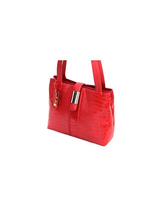 کیف دستی قرمز زنانه سایز متوسط Canpellini - کد 876502284