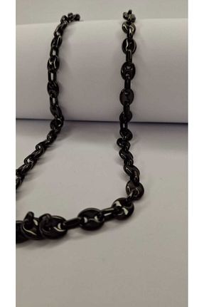 گردنبند استیل ( فولاد ) مشکی زنانه استیل (فولاد) Çelik - کد 876525146