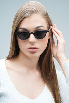 عینک آفتابی مشکی زنانه پلاریزه LOOKUP - کد 876540582