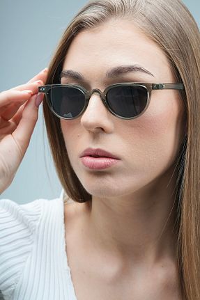 عینک آفتابی طوسی زنانه پلاریزه LOOKUP - کد 876540585