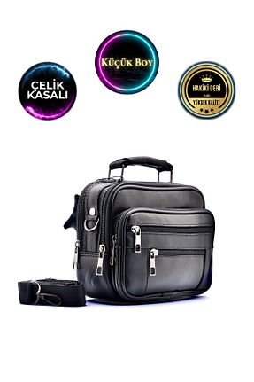 کیف دستی مشکی مردانه ابعاد کوچک CüzCan - کد 868678031