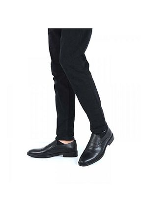 کفش کلاسیک مشکی مردانه چرم خالص Berenni - کد 876582933