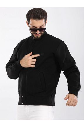 کاپشن مشکی مردانه رگولار Genel Markalar - کد 876791242