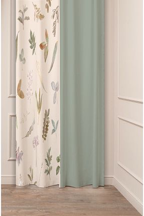 پرده زمینه خاکی جیر GREENDECOR - کد 858275140