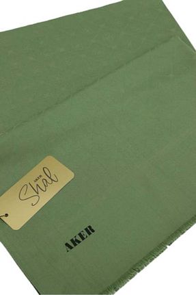 شال سبز زنانه پنبه پلی استر Aker - کد 876664870