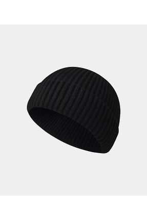 کلاه پشمی مشکی زنانه اکریلیک Lupin - کد 876654645