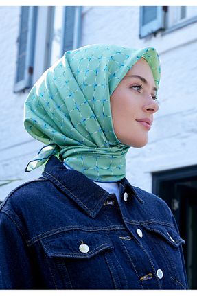روسری سبز İpek Tivil Belli - کد 876684092