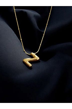 گردنبند استیل ( فولاد ) زرد زنانه استیل (فولاد) Mays Accessory - کد 876713534