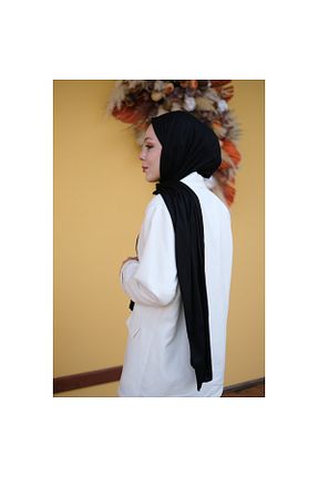 شال مشکی زنانه پنبه ای Zenica - کد 876752377
