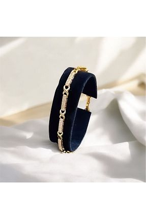 دستبند استیل (فولاد) طلائی زنانه استیل ضد زنگ MELLS TAKI - کد 849841838