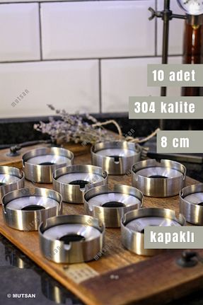 زیر سیگاری بژ فلزی Home - کد 868365481