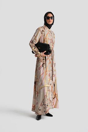 لباس حجاب قهوه ای زنانه Relaxed Armine - کد 856500628