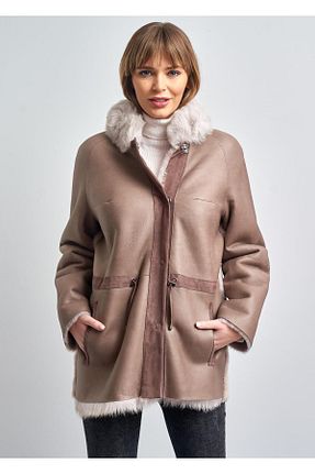 کت قهوه ای زنانه رگولار Pierre Cardin - کد 132916753