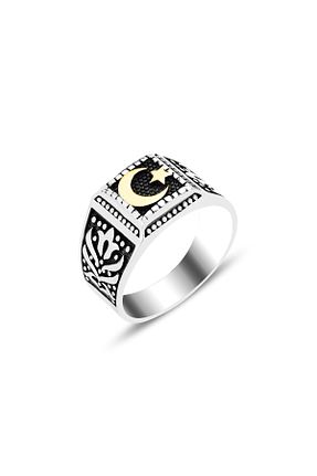 انگشتر نقره مردانه زیرکن Metay Silver - کد 876760984
