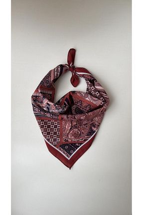 دستمال گردن زرشکی زنانه پلی استر AGAPI - کد 876763460