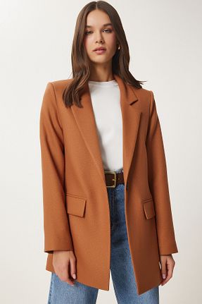 کت قهوه ای زنانه Blazer Lovelyİstanbul - کد 876770470