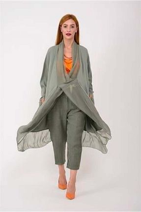 کیمونو و کافتان متالیک زنانه ابریشم Bohem Stil - کد 876770888