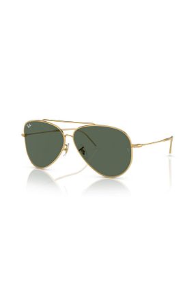 عینک آفتابی طلائی زنانه 59 Ray-Ban - کد 740108684