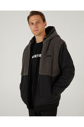 کاپشن اسپرت طوسی مردانه رگولار Skechers - کد 863896460