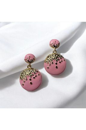 گوشواره جواهر صورتی میخ Nilsu Jewellery Accessory - کد 876820865