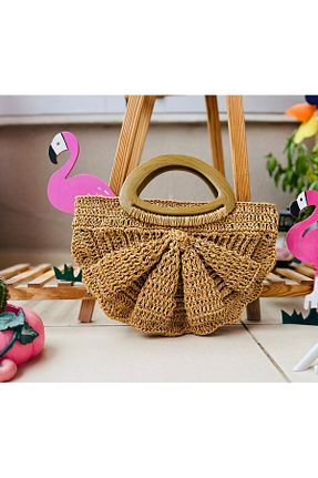 کیف دستی بژ زنانه سایز متوسط PİNKBAG - کد 329807297