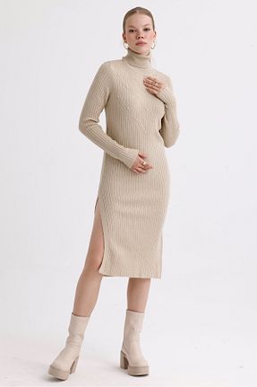 لباس قهوه ای زنانه تریکو MD trend - کد 855495015