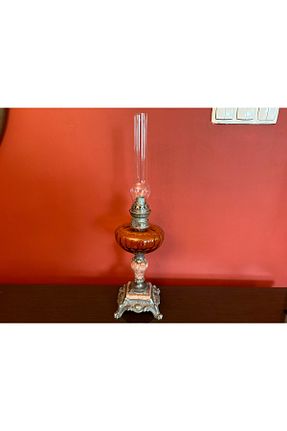 چراغ مطالعه / رومیزی نارنجی شیشه tayfuntufan antika koleksiyon - کد 876848928