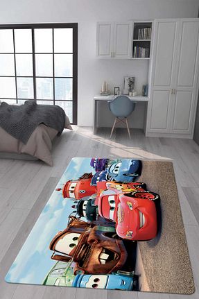 فرش بچه گانه رنگی پلی استر Doruklar Home Collection - کد 876854823