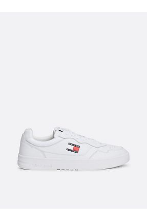 کفش اسنیکر سفید مردانه چرم اصل Tommy Hilfiger - کد 867239221