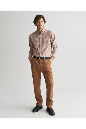 شلوار قهوه ای مردانه بافتنی Gant - کد 876864621