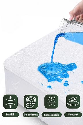 محافظ تشک سفید پنبه Fiyonk Home - کد 876866780