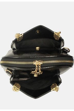 کیف دوشی مشکی زنانه چرم خالص eflanmoda - کد 876866108
