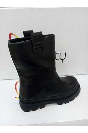 بوت / نیم بوت مشکی زنانه پاشنه تخت Beety - کد 876876131
