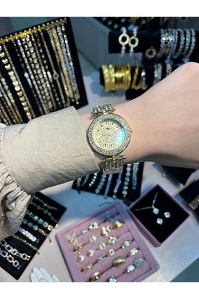 ساعت مچی زرد زنانه 41 میلی متر Lulua accessories - کد 876875042