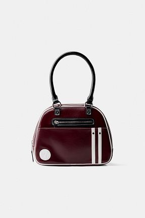 کیف دستی زرشکی زنانه Bershka - کد 878196830