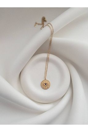 گردنبند استیل ( فولاد ) طلائی زنانه استیل (فولاد) minnejewelry - کد 876885601