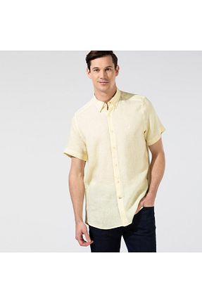 پیراهن زرد مردانه رگولار Nautica - کد 680125885