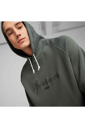 سوئیشرت صورتی مردانه ساده Puma - کد 876887584