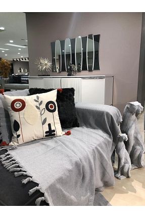 کاور مبل طوسی پنبه LUWİNO HOME - کد 876884129